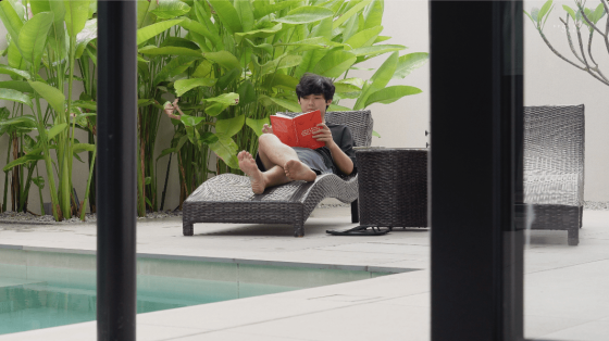 Swimming pool lounge chair