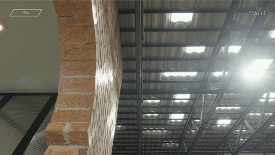 Ceiling Roof Exposed ceiling Tiles Sunlight