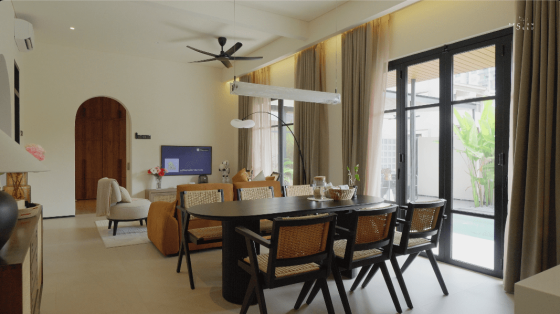 Interior design living room villa