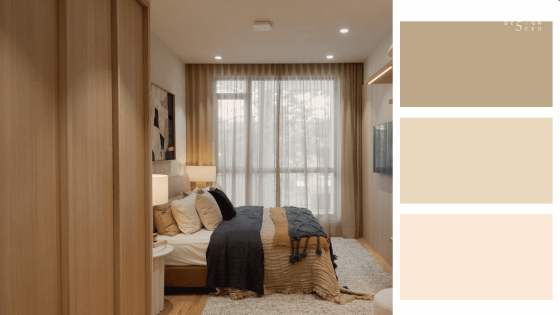 Colour scheme interior design beige colour