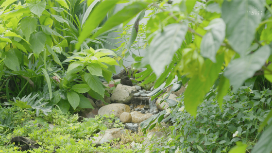 Mini fountain Garden fountain Rock fountain Garden