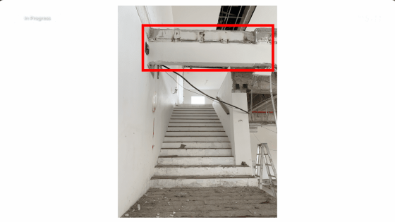 Before picture Before construction Staircase Staircase renovation