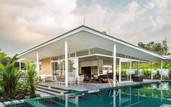 green architecture Ken Yeang design seed swimming pool swimming pool courtyard green house green home architecture living room open plan living room pod lily pad