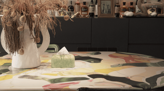 Dining table Artistic dining table