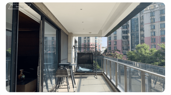 Previous layout Before and after Old layout of apartment