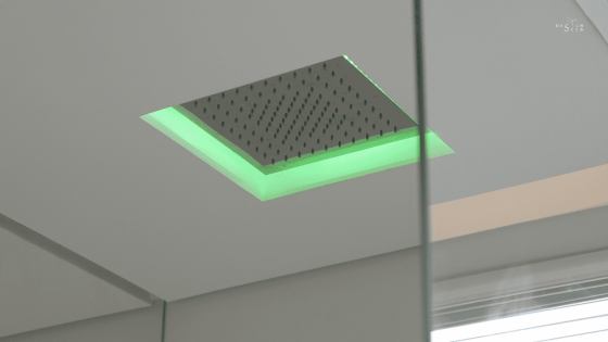 Rain showerhead Green showerhead Shower