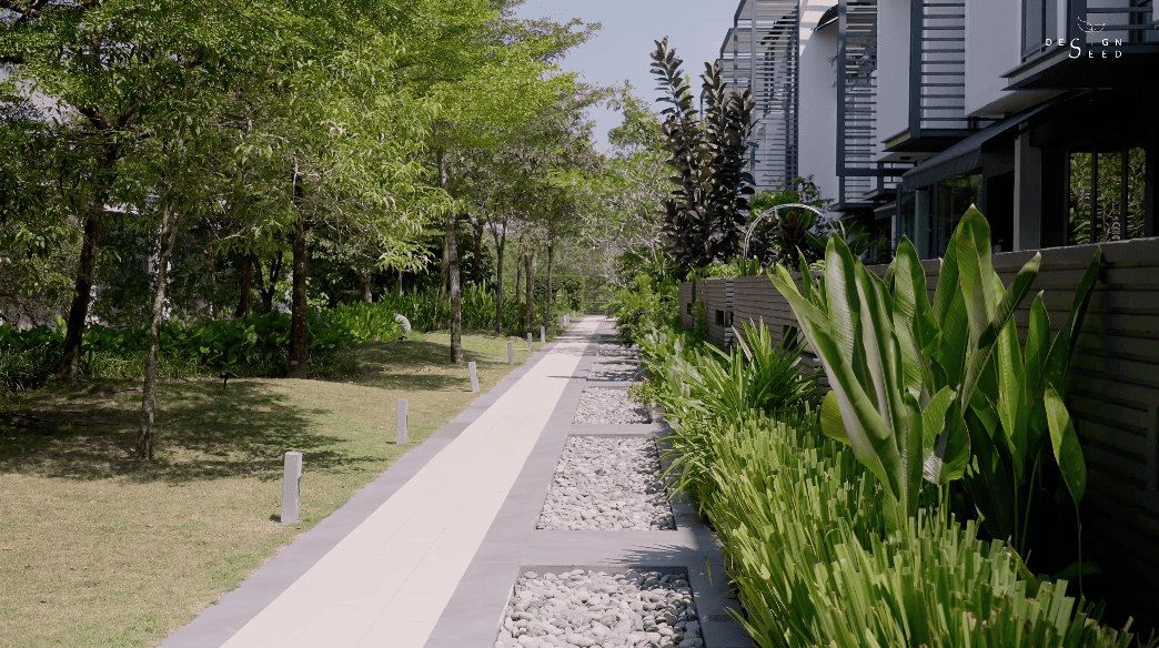 Garden backyard shared spaces greenery facilities
