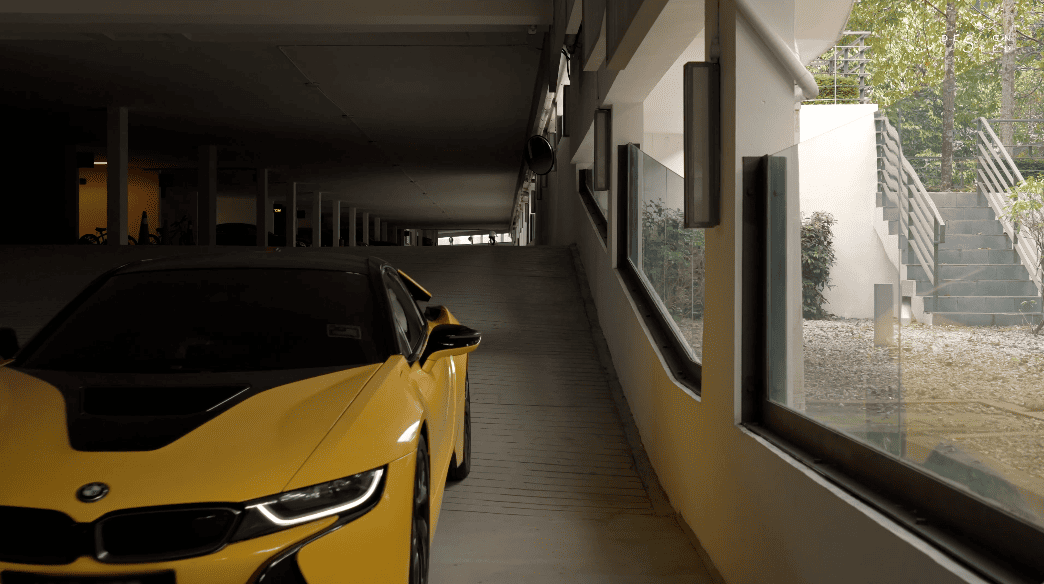 Underground private carpark
