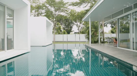 Ken Yeang green home biophilic house green house swimming pool swimming pool courtyard living room architecture green architecture