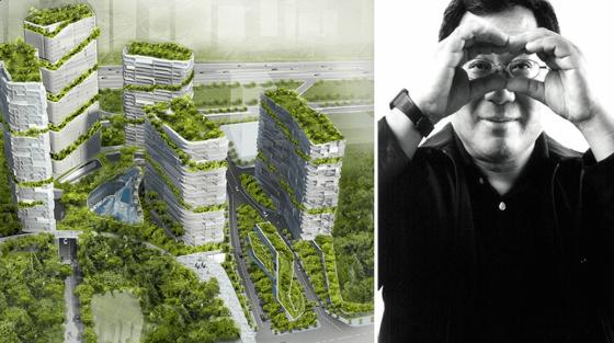Ken Yeang biophilic buildings green buildings green projects architect architecture green architecture