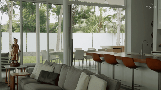 green architecture Ken Yeang design seed swimming pool swimming pool courtyard green house green home architecture living room open plan living room dining area