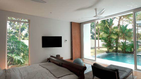 green architecture Ken Yeang design seed swimming pool swimming pool courtyard green house green home architecture bedroom