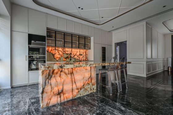 modern european design interior design top 10 interior design trends dining area dry kitchen marble countertop island kitchen island