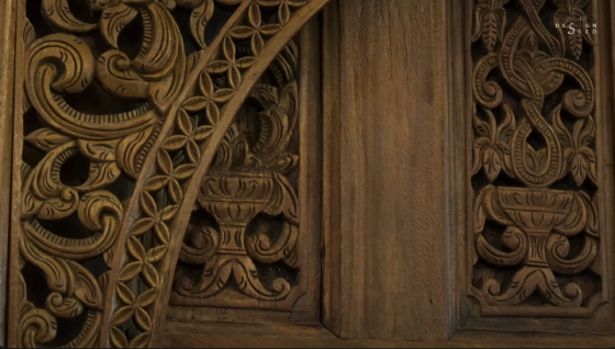 Balinese design interior design top 10 interior design trends nature tropical Bali design Bali house wooden design seed beautiful homes Bali Javanese house Javanese design Farah Michelle R Kimball Munir Osman design seed wooden carving wood door detail design