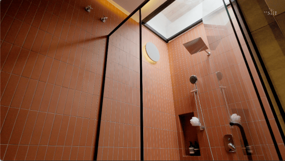 house exterior brick house brick home industrial style industrial home interior design architecture design red bricks brick walls Choong wei li futurground bricks facade brick walls bathroom