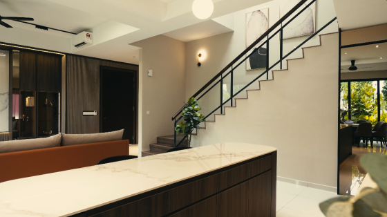 gamuda land gamuda property courtyard villa house tour garden villa luxury house family house Design Seed township facilities gated and guarded villa architecture stairs