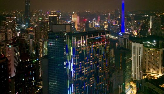 EQ hotel Equatorial Hotel modern hotel Kuala Lumpur luxury hotel fancy hotel holiday hotel Malaysia EQ night photography night scenery city view city hotel