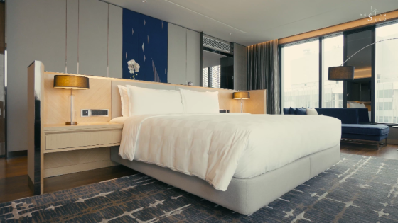 EQ hotel Equatorial Hotel modern hotel Kuala Lumpur luxury hotel fancy hotel holiday hotel Malaysia EQ night photography night scenery city view city hotel KL view KL skyline hotel room hotel suite inspiration interior design presidential suite hotel suite bedroom