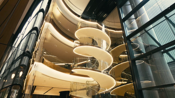EQ hotel Equatorial Hotel modern hotel Kuala Lumpur luxury hotel fancy hotel holiday hotel Malaysia EQ 5 star hotel five star hotel spiral staircase grand staircase feature staircase