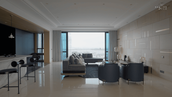 S/LAB 10 condominium modern luxury artistic art creative living room open living room ventilation interior design decoration art decor high rise property