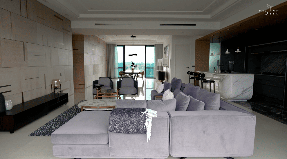 S/LAB 10 condominium modern luxury artistic art creative ventilation interior design decoration art decor high rise property dry kitchen kitchen living room open layout