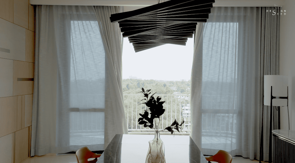 S/LAB 10 condominium modern luxury artistic art creative ventilation interior design decoration art decor high rise property dry kitchen kitchen living room open layout dining table dining area lighting decoration high rise condominium