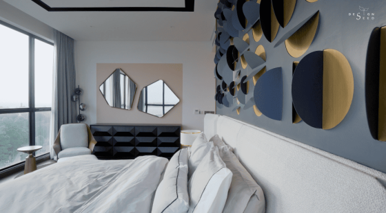 S/LAB 10 condominium modern luxury artistic art creative ventilation interior design decoration art decor high rise property living room open layout lighting decoration high rise condominium bedroom master bedroom closet decor decoration wall decor bedhead mirrors windows