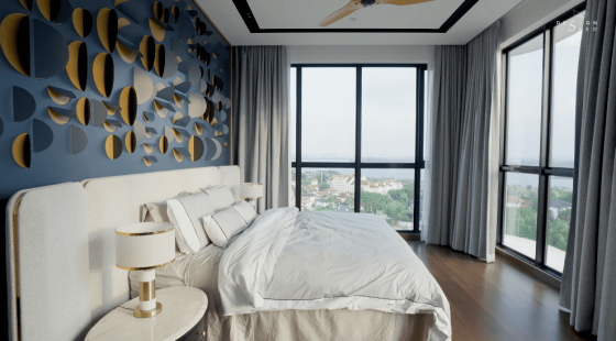 S/LAB 10 condominium modern luxury artistic art creative ventilation interior design decoration art decor high rise property living room open layout lighting decoration high rise condominium bedroom master bedroom closet decor decoration wall decor bedhead mirrors windows