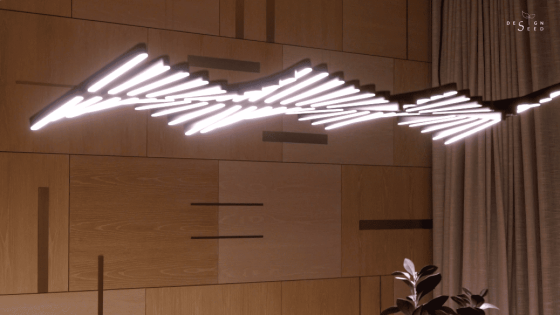 S/LAB 10 condominium modern luxury artistic art creative ventilation interior design decoration art decor high rise property living room open layout lighting decoration high rise condominium lighting statement lighting light dining area dining table