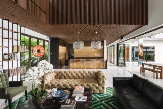 Ledang Heights S/LAB 10 interior designer architecture interior design luxury home luxury house modern luxury pool house tropical pool house swimming pool open courtyard open house courtyard pool courtyard design seed Alex Lee living room dining room open living and dining