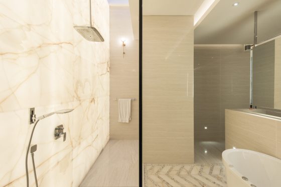 Ledang Heights S/LAB 10 interior designer architecture interior design luxury home luxury house modern luxury pool house tropical pool house swimming pool open courtyard open house courtyard pool courtyard design seed Alex Lee bathroom shower luxury marble