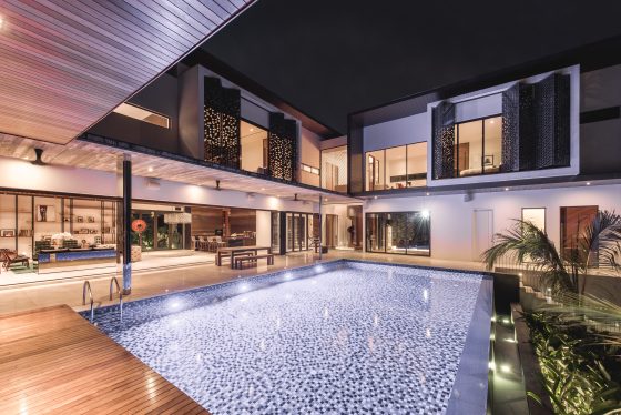 Ledang Heights S/LAB 10 interior designer architecture interior design luxury home luxury house modern luxury pool house tropical pool house swimming pool open courtyard open house courtyard pool courtyard design seed Alex Lee
