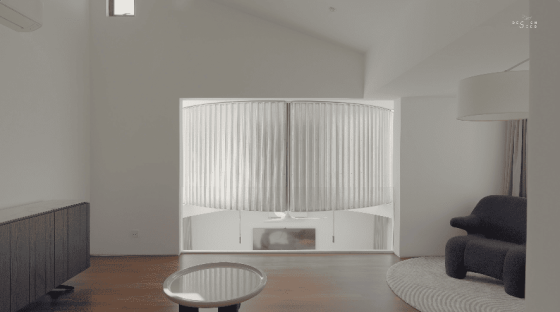 terrace house transformation Fabian Tan architecture interior design architect open living room pavilion pavilion extension extraordinary home open sky house c channels pivoting doors open