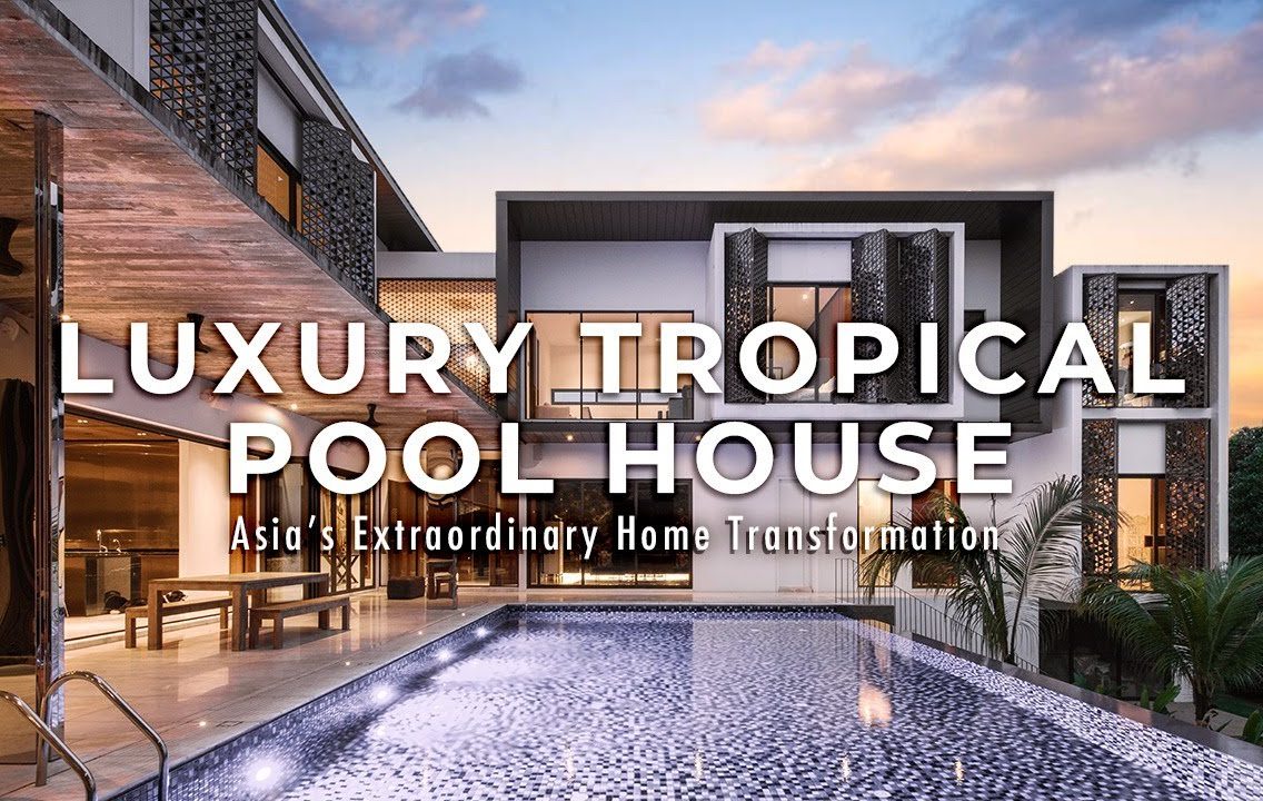 Tropical Pool House | Modern Luxury