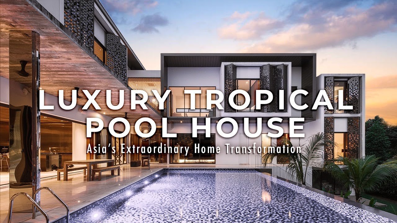 Tropical Pool House | Modern Luxury