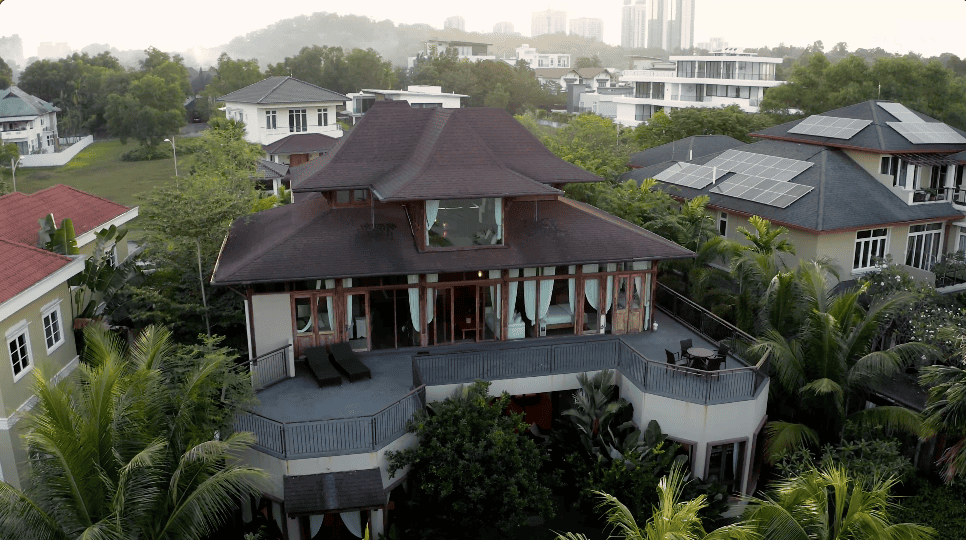 Bali home Indonesian home design Alex Lee Design Seed mansion Bali design Farah Michelle Kimball joglo limasan cultural heritage indonesia architecture carpentry doors unique door wooden teakwood teakwood tiles unique amazing homes