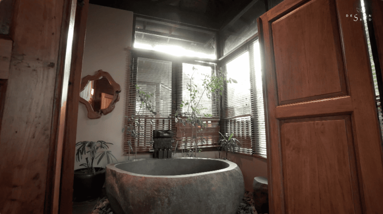 Bali home Indonesian home design Alex Lee Design Seed mansion Bali design Farah Michelle Kimball joglo limasan cultural heritage indonesia architecture carpentry doors unique door wooden teakwood teakwood tiles unique amazing homes