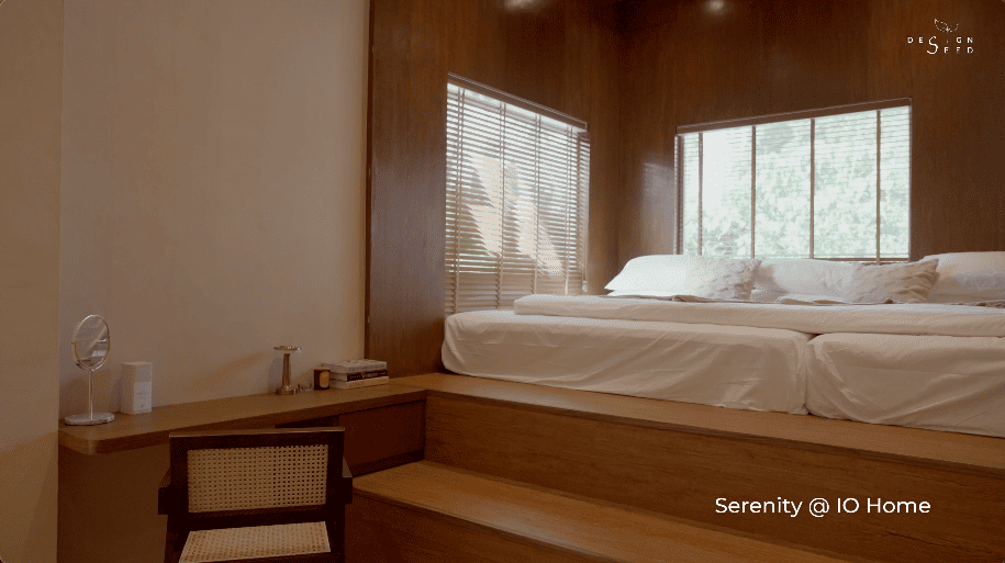 villa takun joewel design seed alex lee templer park flora fauna park rainforest hills nature wildlife species limestone hills waterfalls streams natural homestay vacation holiday Malaysia Malaysian homes IO Home landmark Takun Takun Hills property transformation renovation makeover home makeover house makeover verandah hobby room swimming pool outdoor bathtub platform bed interior design architecture wall floor finishes limestone wall vasari malaysia lime paint vasari plaster refurbishing refurbishment travel tourism staycation minimalism wabi sabi mediterranean design mediterranean design French doors villa