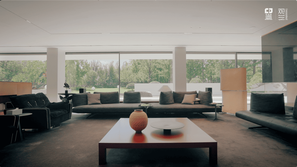 pavilion private mansion mansion luxury mansion personal entertainment annex the chalet koi pond koi fish pond landscaping landscape China china homes mansion nature nick design alex lee design seed the white house the chalet tea house tea room cinema home theater sauna gym sanctuary minimalist minimalism wooden floors child's room tea pavilion extension