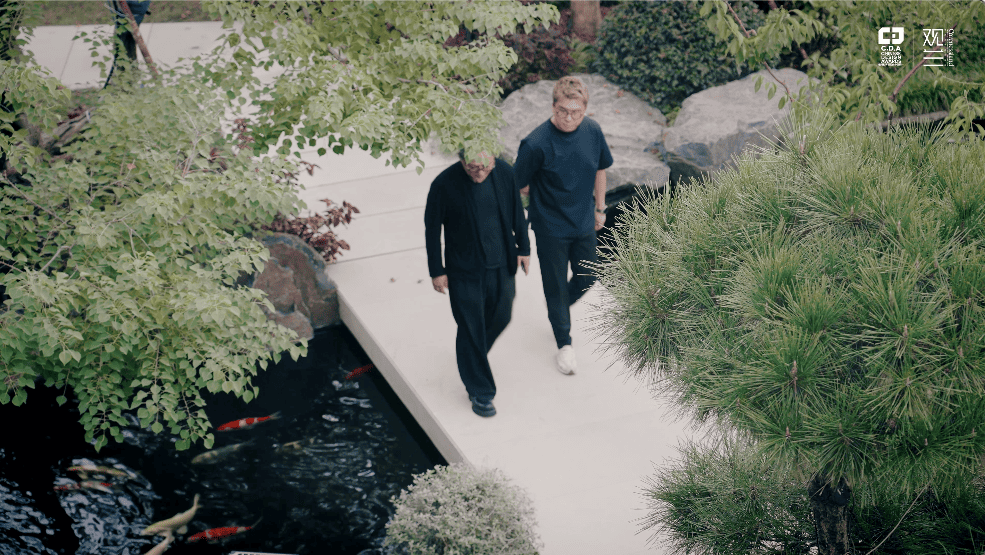 pavilion private mansion mansion luxury mansion personal entertainment annex the chalet koi pond koi fish pond landscaping landscape China china homes mansion nature nick design alex lee design seed the white house the chalet tea house tea room cinema home theater sauna gym sanctuary minimalist minimalism wooden floors child's room tea pavilion extension