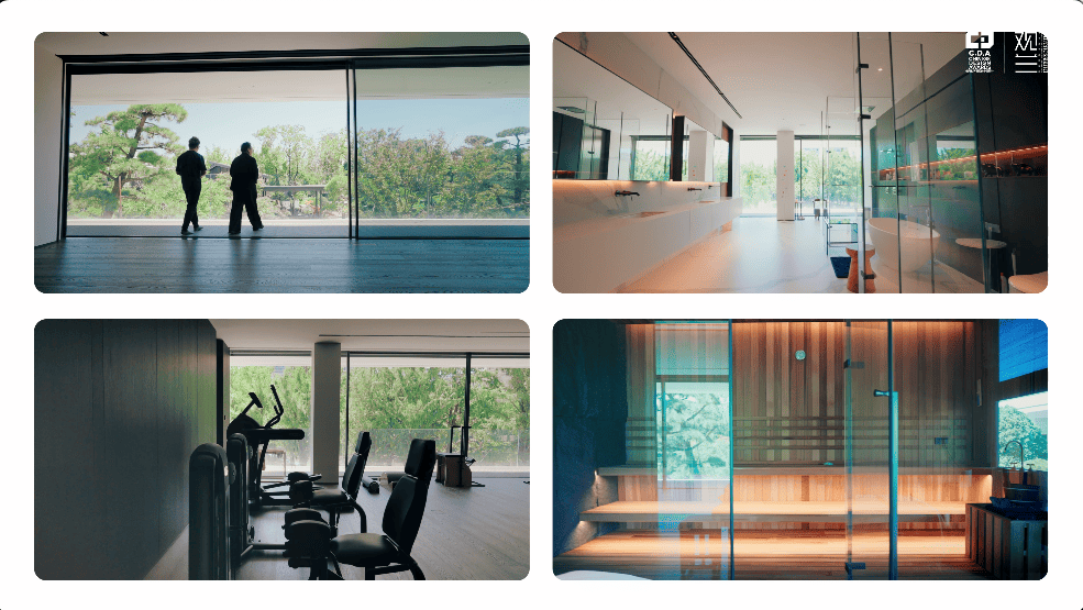 pavilion private mansion mansion luxury mansion personal entertainment annex the chalet koi pond koi fish pond landscaping landscape China china homes mansion nature nick design alex lee design seed the white house the chalet tea house tea room cinema home theater sauna gym sanctuary minimalist minimalism wooden floors child's room tea pavilion extension