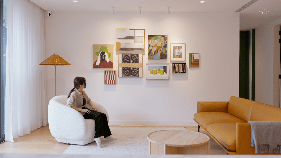 rumah bisu condo condominium Alex Lee design seed paperspace winston condo design house home inspo house design interior design bangsar design small space space planning artistic art art gallery calm zen creative sanctuary design art muji