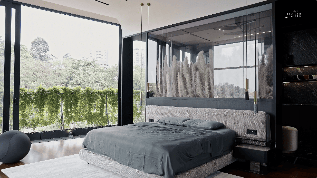 luxury interior design interior style house tour home tour modern luxury modern lux design seed nu infinity marble rich luxurious house maximalism marble design renovation home transformation layout plans blueprint bedroom room design interior design ideas architecture interior designer interior design firm max wellness spa home spa sauna cold plunge biohacking the local project never too small city view Kuala Lumpur homes house lifestyle wellness art paintings decorate decoration curved ceiling custom furniture unique beautiful bungalow