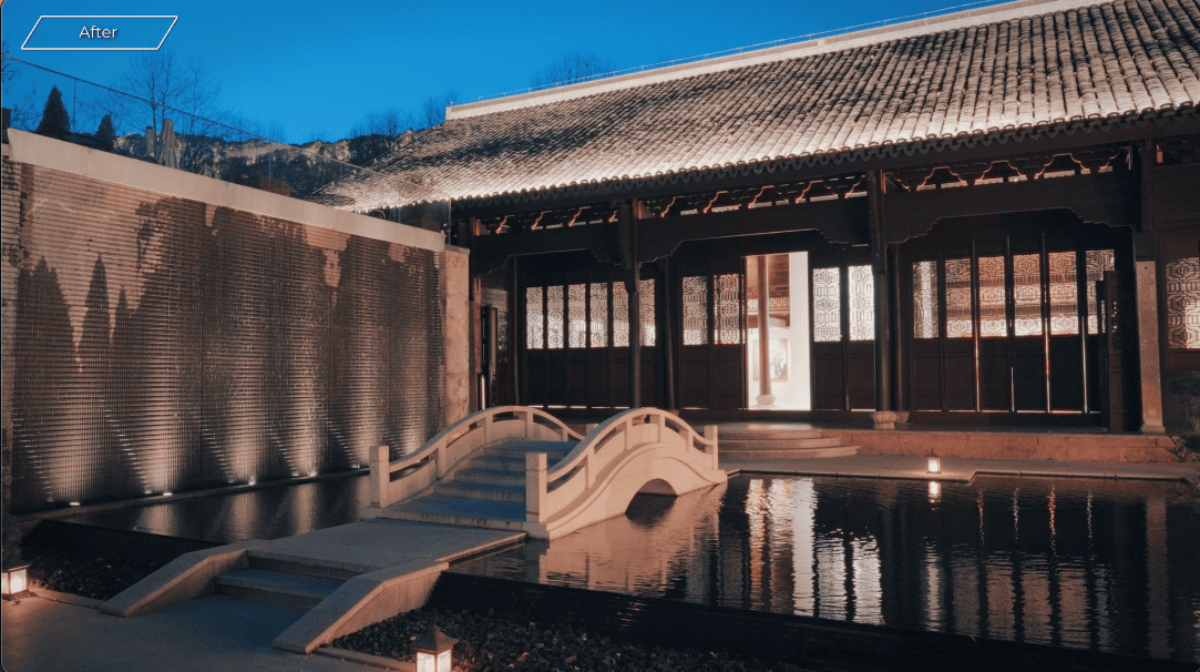 hotel villa lakeside lakeview holiday vacation qiu shui qiu shui villa design seed Alex Lee interior design architecture UNESCO world heritage site Jiangnan style courtyard Buddhist architecture small luxury hotels luxury hotels heritage century 100-year-old relic restoration West Lake Hangzhou Eastern-style courtyard room design hotel rooms zhang ai ling wan qing shi mei gui qing minimalist character infinity pool modern design western restaurant courtyard landscape garden landscape ideas landscaping