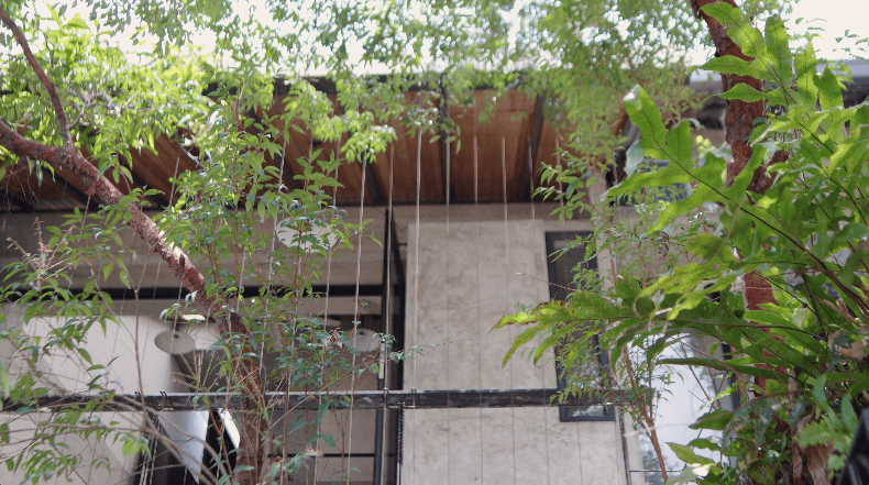tetawove atelier architect architecture design seed alex lee interior design interior design ideas ideas inspo inspiration home house house tour family home duplex duo generational home courtyard pond living room dining master bedroom rooftop green rooftop sustainable eco friendly green homes house design biophilic nature landscape garden trees plants greenery rustic industrial industrial design cement brick red bricks design metal seksan malaysia malaysia homes terrace house terrace house transformations renovation old houses makeover homes