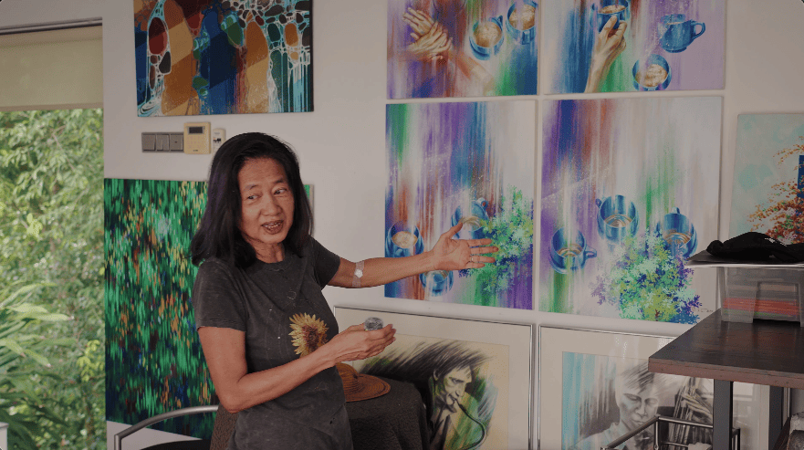 hidden forest home greenery jungle home house design seed martin haeger HL Design Group Bukit Antarabangsa Selangor Malaysia overgrown frameless glass doors sanctuary intimate nature outdoors privacy bungalow bungalow design layout blueprint plan unique unique homes family home swimming pool beach personal beach pavilion pond artist art paintings pottery architect architecture own home house tours calm biophilic design green granite waterfalls living room interior design transformation renovation guitar galvanized steel staircase open terrace sundeck tropical rain gutters overhanging roofs pitched roof double volume open jacuzzi master bedroom unique bathroom escape animals farm mini farm dogs cats chickens trees plants edibles outdoor jacuzzi outdoors cross ventilation loft bed art studio pottery room creativity entertainment space studio landscaping garden reserve forest natural ventilation sustainability space natural