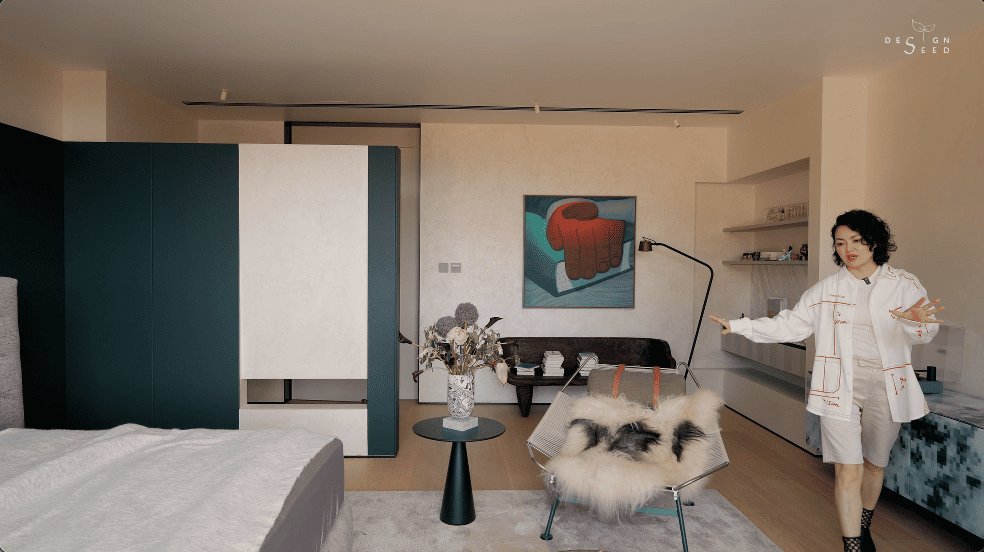 healing spaces homes house harmony design spilt contrasting different modern luxury interior design design seed Alex Lee China china design eastern style unique homes couple family homes entrance hallway piano area art art gallery open living area healthy homes natural organic soft curves rich colours warmth sculptural reception family music area photographic furniture skylights bright house artistic alfresco dining space dining area kitchen staircase home theater garden landscaping recessed lighting minimal cabinetry daylight light airy glass panels crystal column artwork public area Italian artist space hall living hall deep red timber flooring indoor trees bold playful chair neutral palette nook bedroom master bedroom reading corner study desk personal space forest green spiral staircase walk-in wardrobe master bedroom slanted ceiling combination merging styles architecture home tours house tours architect design house ideas inspo inspiration home tour renovation ideas elegant homes ideas stunning houses beautiful house design carenessland CDA China Design awards