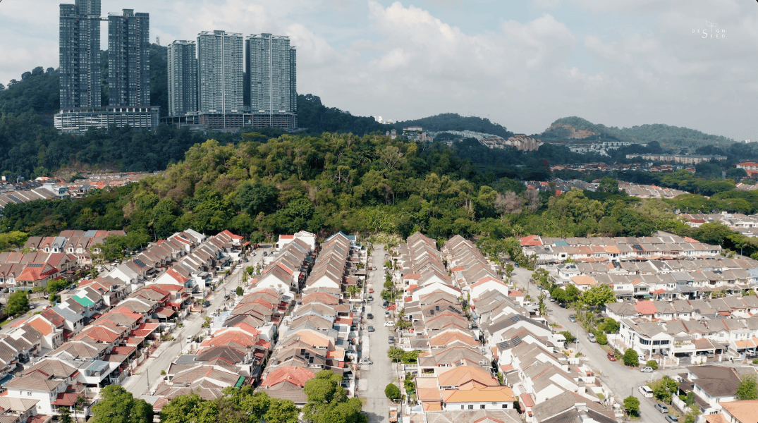 introverted house garden design seed alex lee tropical houses homes tour architecture architect O2CA Malaysian houses terrace houses terrace transformation small homes family bricks red extraordinary homes edric choo greenery link bridge double volume courtyard windows angled windows master bedroom bathroom design bathroom ideas master bathroom light bright ventilation layout reno renovation changes plans car porch secret garden hidden garden private garden living room open plan kitchen dining staircase planter box planter bridge green eco wing construction sanctuary oasis plants damansara perforated calming serene intimate homeowners shophouses polycarbonate roof tiles skylight