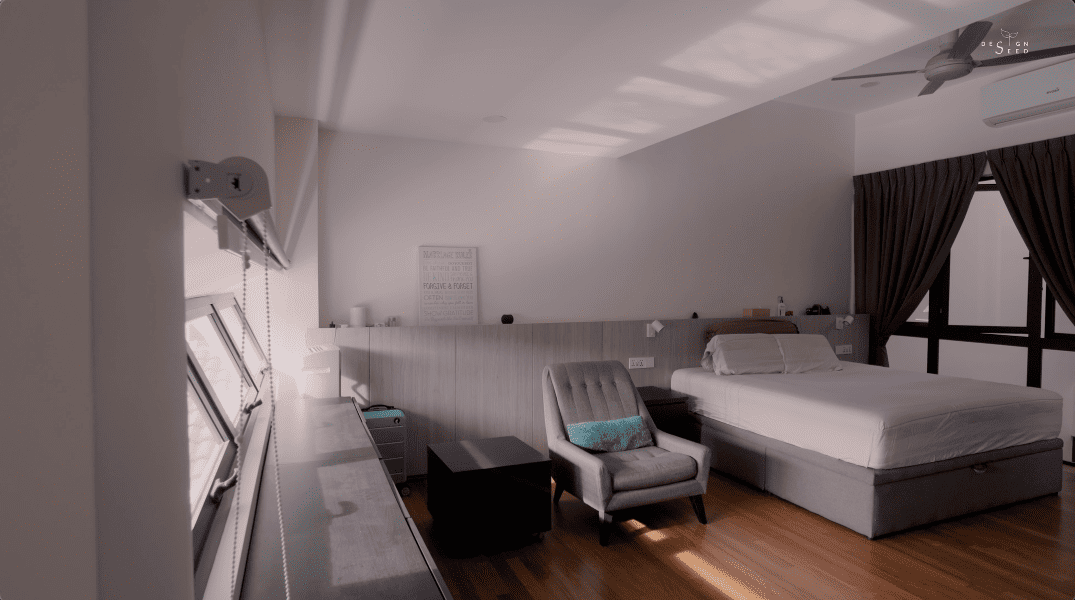 introverted house garden design seed alex lee tropical houses homes tour architecture architect O2CA Malaysian houses terrace houses terrace transformation small homes family bricks red extraordinary homes edric choo greenery link bridge double volume courtyard windows angled windows master bedroom bathroom design bathroom ideas master bathroom light bright ventilation layout reno renovation changes plans car porch secret garden hidden garden private garden living room open plan kitchen dining staircase planter box planter bridge green eco wing construction sanctuary oasis plants damansara perforated calming serene intimate homeowners shophouses polycarbonate roof tiles skylight