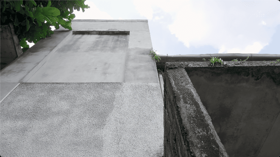 alex lee design seed tropical house transformation renovation construction landscape landscaping green greenery trees bungalow bungalow design mentahmatters design architect architecture urban city farm cheras lapan house shin chang neighbourhood facade trees ficus sandbrick walls layers fish pond garden privacy grid water feature pond fish pond grid canopy tall doors wood wooden doors foyer indoor outdoor divider workspace study materials honesty function steel structural slender durable low maintenance raw refined minimalist minimalism layout ideas interior design ideas craftsmanship two tier doors lower panel upper panel tropical house home house tour solid wood plywood living area double volume netting unique changes cantilevered kitchen area floor space open plan clarity experiment paulo mendes inspiration architectural build trees terazzo floor stainless steel ccountertop red brick kitchen industrial warm ventilation light natural light master bedroom unique beautiful eco friendly functional practical nature walk-in wardrobe cabinetry shared garden resources avocade garden farm community shared land extra land malaysia malaysian homes malaysian architecture